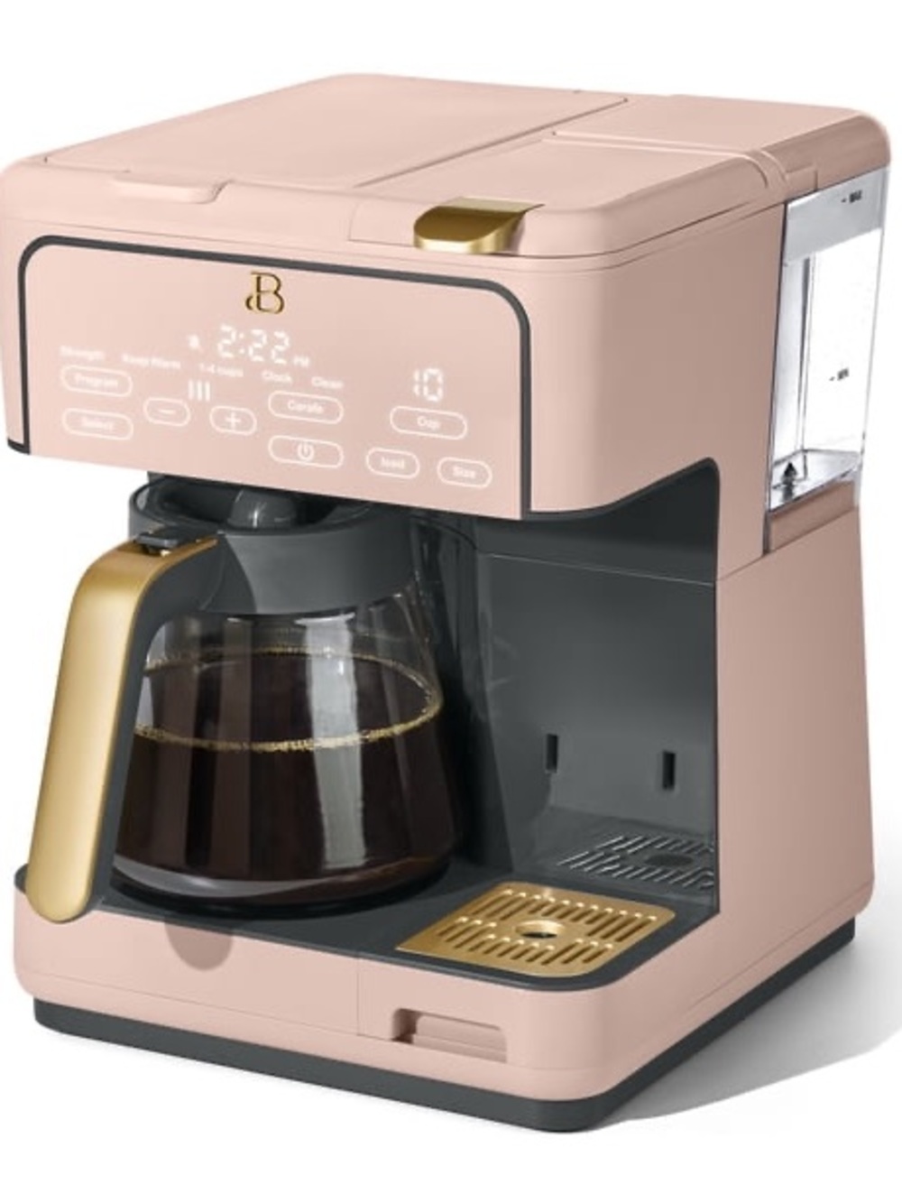 Rose GoldCoffee Maker- 12 cups
Single cup lid damaged - DOES NOT CLOSE